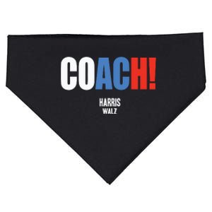 Coach Harris Waltz 2024 Kamala Harris Coach Walz 2024 Coach USA-Made Doggie Bandana