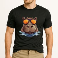 Cool Hippo With Sunglasses For Funny Animals Costume Cooling Performance Crew T-Shirt