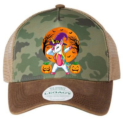 Cute Halloween Witchy Unicorn Halloween Legacy Tie Dye Trucker Hat