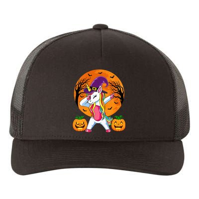 Cute Halloween Witchy Unicorn Halloween Yupoong Adult 5-Panel Trucker Hat