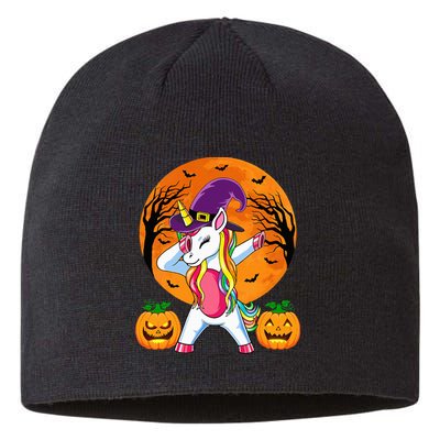 Cute Halloween Witchy Unicorn Halloween Sustainable Beanie