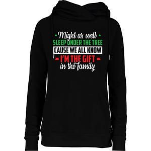 Christmas Humor Women Favorite Person Funny Christmas Womens Funnel Neck Pullover Hood