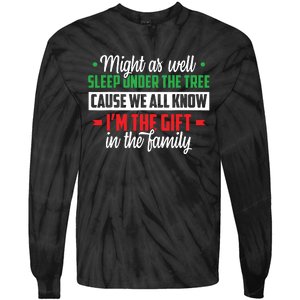 Christmas Humor Women Favorite Person Funny Christmas Tie-Dye Long Sleeve Shirt