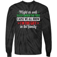 Christmas Humor Women Favorite Person Funny Christmas Tie-Dye Long Sleeve Shirt