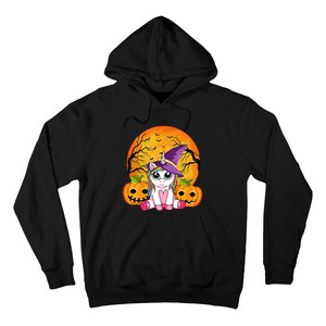 Cute Halloween Witchy Unicorn Halloween Hoodie