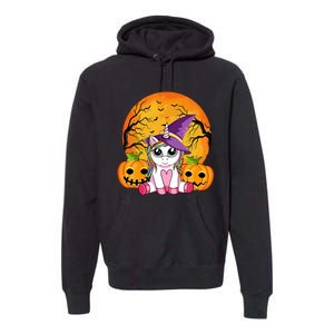 Cute Halloween Witchy Unicorn Halloween Premium Hoodie