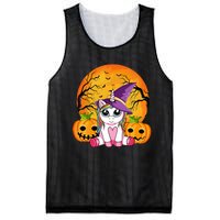 Cute Halloween Witchy Unicorn Halloween Mesh Reversible Basketball Jersey Tank