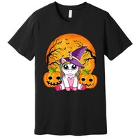 Cute Halloween Witchy Unicorn Halloween Premium T-Shirt