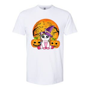 Cute Halloween Witchy Unicorn Halloween Softstyle CVC T-Shirt