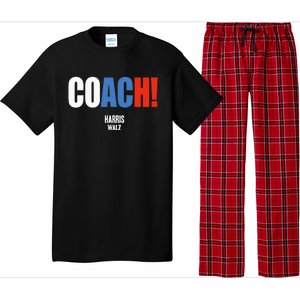 Coach Harris Waltz 2024 Kamala Harris Coach Walz 2024 Pajama Set