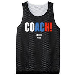 Coach Harris Waltz 2024 Kamala Harris Coach Walz 2024 Mesh Reversible Basketball Jersey Tank