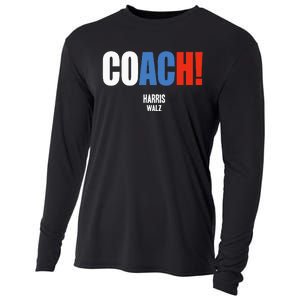 Coach Harris Waltz 2024 Kamala Harris Coach Walz 2024 Cooling Performance Long Sleeve Crew