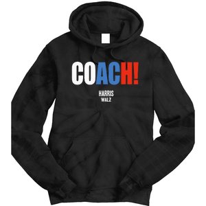 Coach Harris Waltz 2024 Kamala Harris Coach Walz 2024 Tie Dye Hoodie