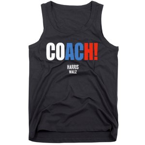 Coach Harris Waltz 2024 Kamala Harris Coach Walz 2024 Tank Top