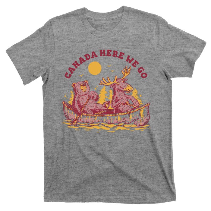 Canada Here We Go Bear And Moose T-Shirt