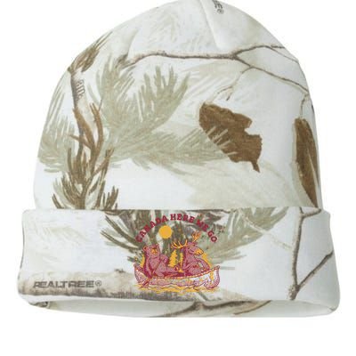 Canada Here We Go Bear And Moose Kati Licensed 12" Camo Beanie