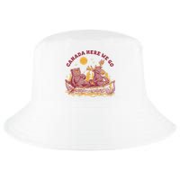 Canada Here We Go Bear And Moose Cool Comfort Performance Bucket Hat