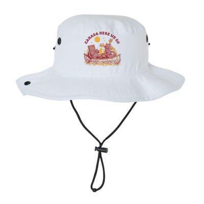 Canada Here We Go Bear And Moose Legacy Cool Fit Booney Bucket Hat