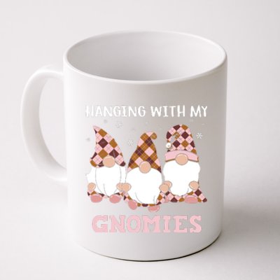 Christmas Hanging With Gnomies Gnome Pink Leopard Coffee Mug