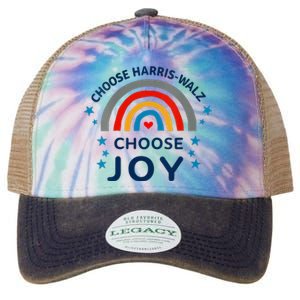 Choose Harris Walz Choose Joy Kamala Harris And Waltz Legacy Tie Dye Trucker Hat