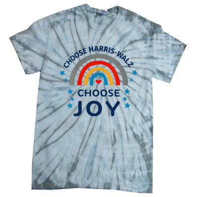 Choose Harris Walz Choose Joy Kamala Harris And Waltz Tie-Dye T-Shirt