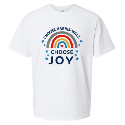 Choose Harris Walz Choose Joy Kamala Harris And Waltz Sueded Cloud Jersey T-Shirt