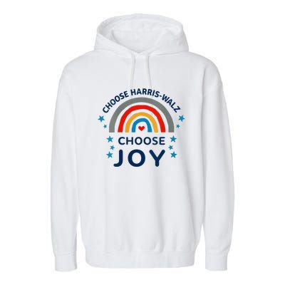 Choose Harris Walz Choose Joy Kamala Harris And Waltz Garment-Dyed Fleece Hoodie