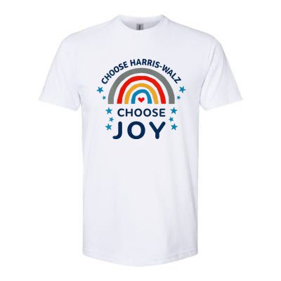 Choose Harris Walz Choose Joy Kamala Harris And Waltz Softstyle® CVC T-Shirt