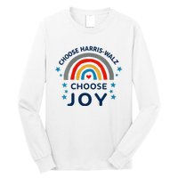 Choose Harris Walz Choose Joy Kamala Harris And Waltz Long Sleeve Shirt