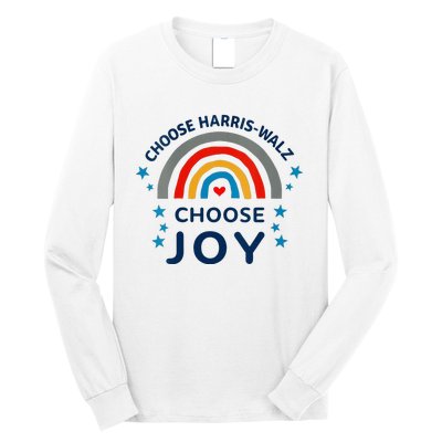 Choose Harris Walz Choose Joy Kamala Harris And Waltz Long Sleeve Shirt