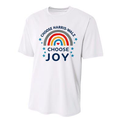 Choose Harris Walz Choose Joy Kamala Harris And Waltz Performance Sprint T-Shirt