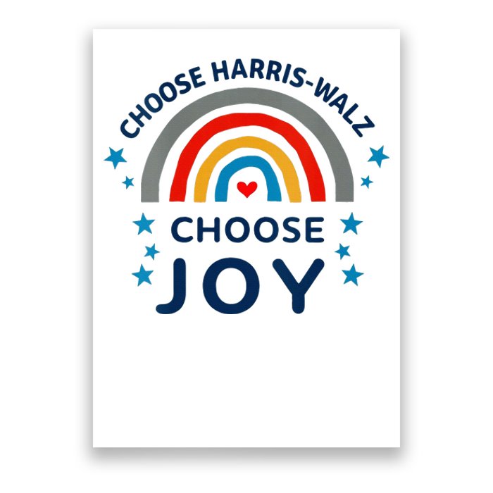 Choose Harris Walz Choose Joy Kamala Harris And Waltz Poster