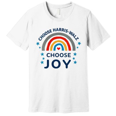 Choose Harris Walz Choose Joy Kamala Harris And Waltz Premium T-Shirt