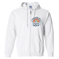 Choose Harris Walz Choose Joy Kamala Harris And Waltz Full Zip Hoodie