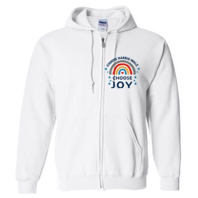 Choose Harris Walz Choose Joy Kamala Harris And Waltz Full Zip Hoodie