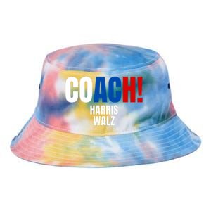 Coach Harris Walz 2024 Kamala Harris Coach Walz 2024 Coach Tie Dye Newport Bucket Hat