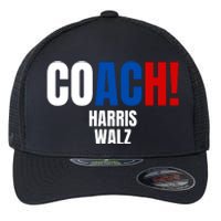 Coach Harris Walz 2024 Kamala Harris Coach Walz 2024 Coach Flexfit Unipanel Trucker Cap