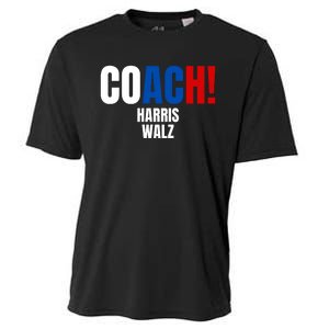 Coach Harris Walz 2024 Kamala Harris Coach Walz 2024 Coach Cooling Performance Crew T-Shirt