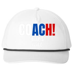 Coach Harris Walz 2024 Kamala Harris Coach Walz 2024 Coach Snapback Five-Panel Rope Hat