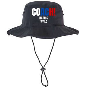 Coach Harris Walz 2024 Kamala Harris Coach Walz 2024 Coach Legacy Cool Fit Booney Bucket Hat