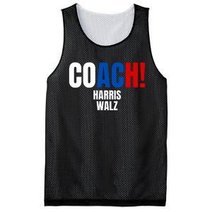 Coach Harris Walz 2024 Kamala Harris Coach Walz 2024 Coach Mesh Reversible Basketball Jersey Tank