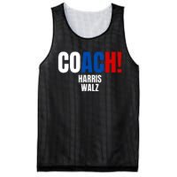 Coach Harris Walz 2024 Kamala Harris Coach Walz 2024 Coach Mesh Reversible Basketball Jersey Tank