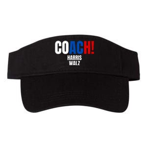 Coach Harris Walz 2024 Kamala Harris Coach Walz 2024 Coach Valucap Bio-Washed Visor