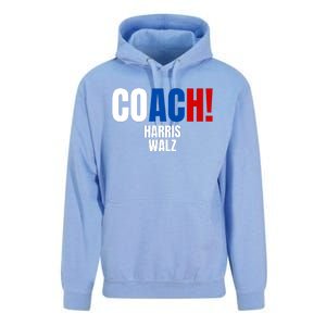 Coach Harris Walz 2024 Kamala Harris Coach Walz 2024 Coach Unisex Surf Hoodie