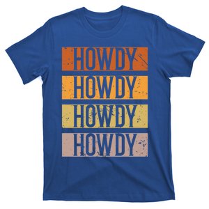 Cow Howdy Western Rodeo Southern Horse Lover Cow Gift T-Shirt