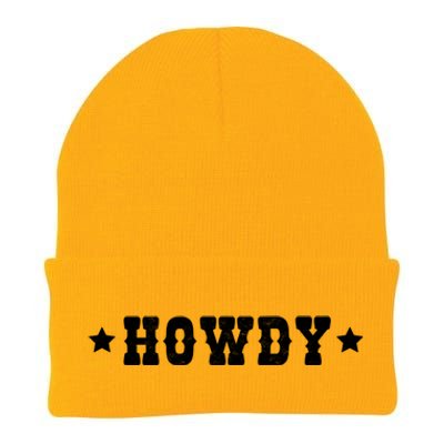 Cow Howdy Western Rodeo Southern Horse Lover Cow Gift Knit Cap Winter Beanie