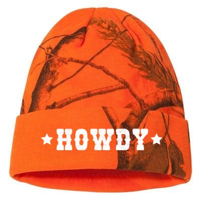 Cow Howdy Western Rodeo Southern Horse Lover Cow Gift Kati Licensed 12" Camo Beanie