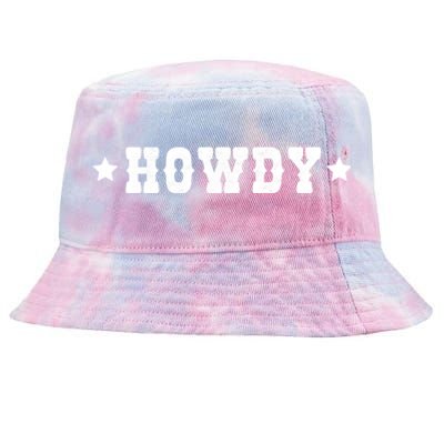 Cow Howdy Western Rodeo Southern Horse Lover Cow Gift Tie-Dyed Bucket Hat