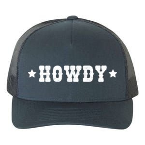 Cow Howdy Western Rodeo Southern Horse Lover Cow Gift Yupoong Adult 5-Panel Trucker Hat