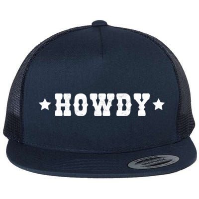 Cow Howdy Western Rodeo Southern Horse Lover Cow Gift Flat Bill Trucker Hat